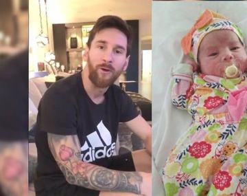 Messi le devolvió el gesto a una pareja que lo homenajeó de la manera menos esperada
