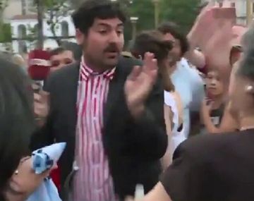 Lautaro Maislin fue insultado y agredido en Plaza de Mayo