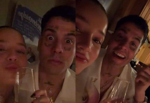 El Año Nuevo de Duki y Emilia Mernes.