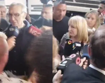 Así llegaban los padres de Javier Milei al búnker de La Libertad Avanza