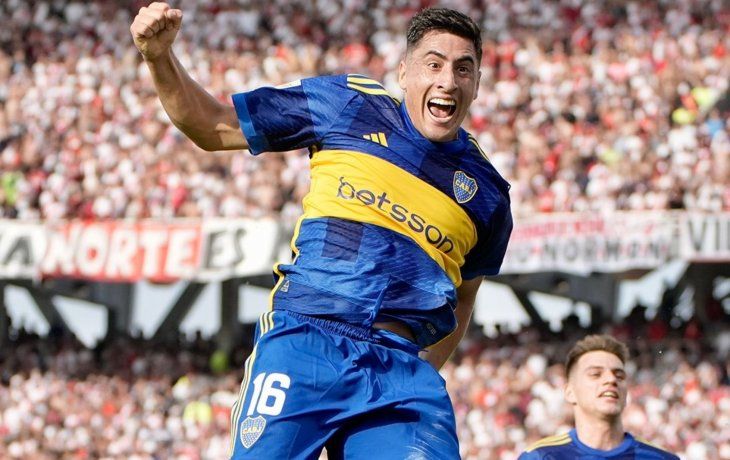 Así fue el empate de Merentiel para el 1-1 de Boca