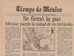Por 15 millones de pesos, en 1848 se firman los tratados que sellan el conflicto entre México y Estados Unidos. Por 15 millones de pesos, en 1848 se firman los tratados que sellan el conflicto entre México y Estados Unidos.