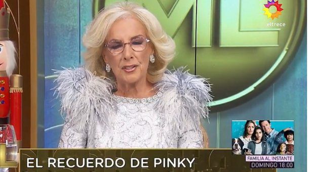 Mirtha Legrand le dedicó su programa a Pinky: Fue una reina en la televisión
