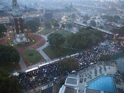 el apoyo de la militancia a cristina, en imagenes el apoyo de la militancia a cristina, en imagenes