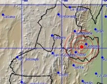 Un fuerte temblor sacudió a la provincia de Jujuy