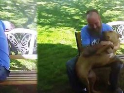 Perdió 25 kilos por una enfermedad y su perro no lo reconoció hasta que lo olió