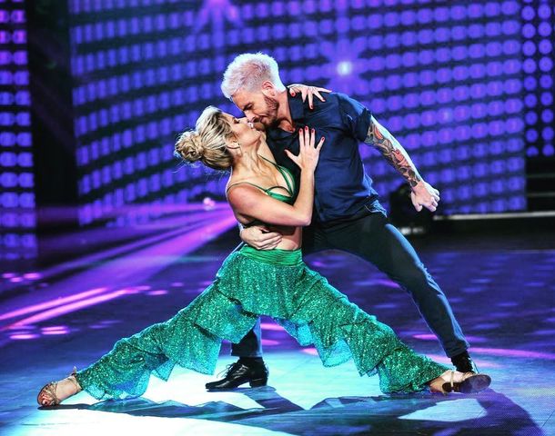 Fede Bal y Laurita Fernández en el Bailando 2017.