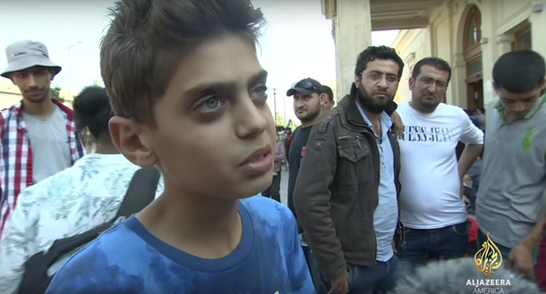 El pedido de un chico sirio, símbolo del drama: Paren la guerra y no querremos ir a Europa