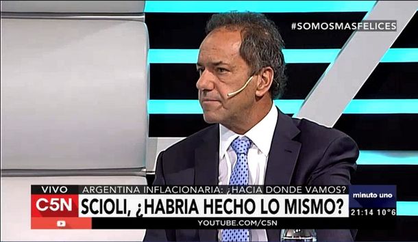 Scioli: Hablaban de campaña de miedo pero fue la campaña de la verdad