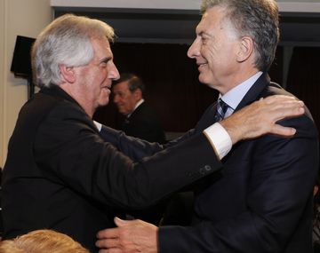 Mauricio Macri y Tabaré Vázquez