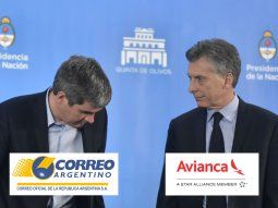 Marcos Peña y Mauricio Macri; el Correo Argentino privatizado y Avianca Marcos Peña y Mauricio Macri; el Correo Argentino privatizado y Avianca
