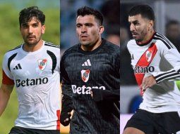 la enfermeria de river: tres jugadores terminaron lesionados ante gimnasia