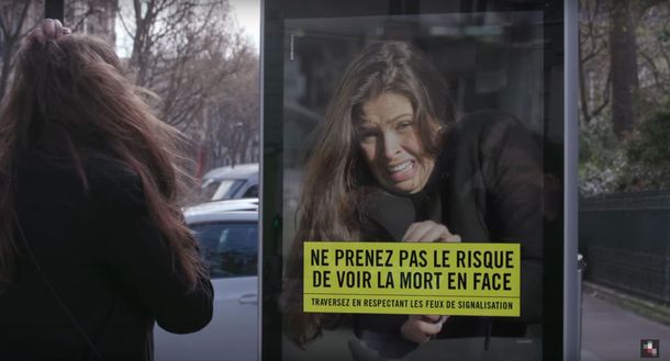 Un experimento social para los que cruzan en rojo