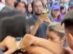 Libertarios agredieron a periodistas de A24 en Corrientes: La seguridad de Karina Milei me empujó