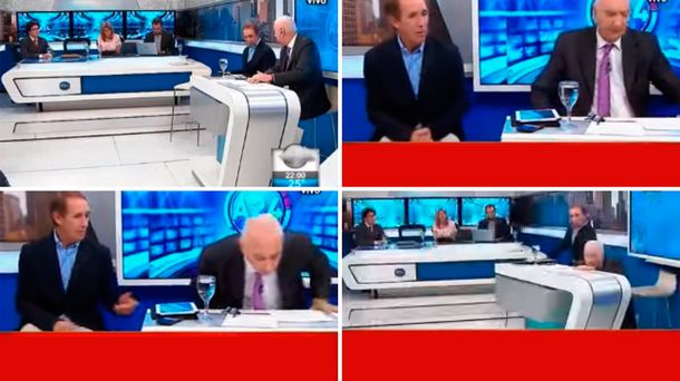 ¿Le pegó Samid? El accidente de Mauro Viale en pleno noticiero