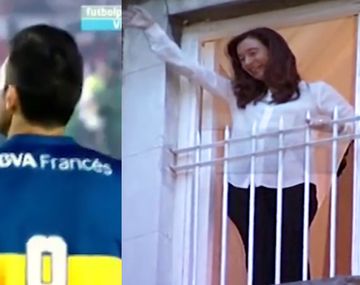VIDEO: El festejo de CFK cuando pierde Boca