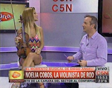 Diego Ángeli presentó su nueva columna de música