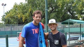 Santiago Muñiz se reunió con Juan Martín Del Potro Santiago Muñiz se reunió con Juan Martín Del Potro