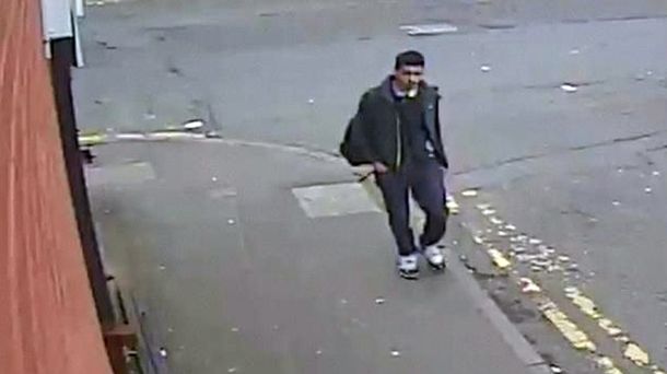 Este es el autor de la masacre en los momentos previos