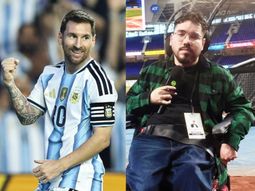 Lionel Messi y Manuel Gutiérrez Lionel Messi y Manuel Gutiérrez