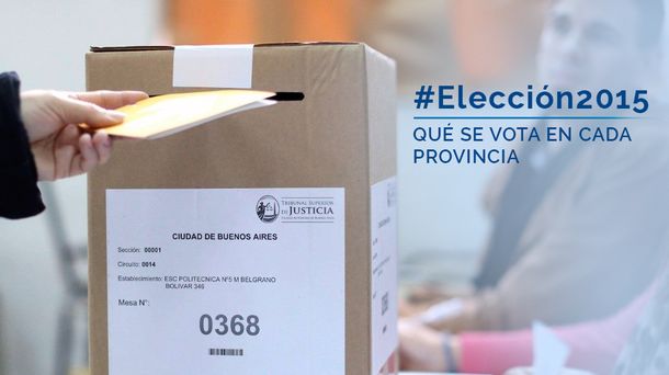 ¿Qué eligen los argentinos en cada provincia?