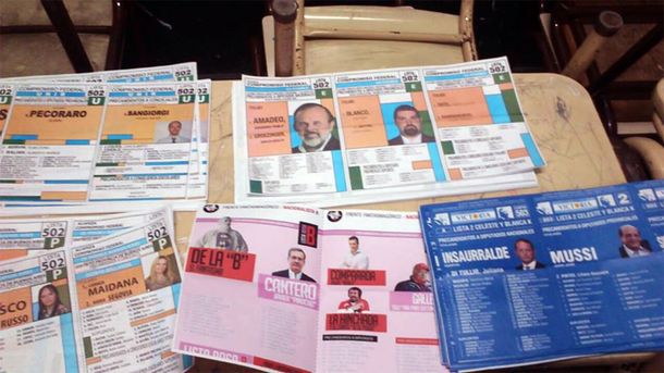 Las boletas del Fantasma de la B, presentes en Avellaneda