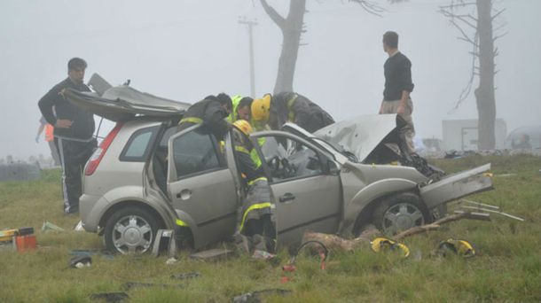 Impresionante choque múltiple en La Pampa deja un muerto