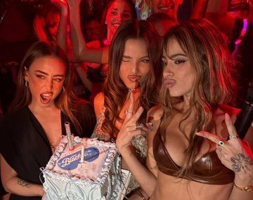 Nicki Nicole, Emilia Mernes y Tini Stoessel.