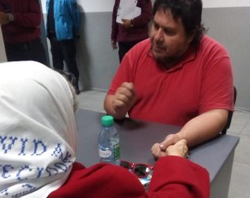 Segovia junto con Hebe de Bonafini.