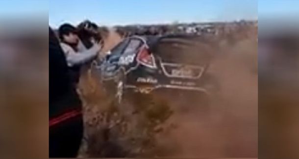 Neuquén: sacaba una foto en el Rally y fue atropellado por un auto que corría