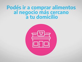 El video del Gobierno que explica cómo hacer las compras en cuarentena y cómo cuidarse