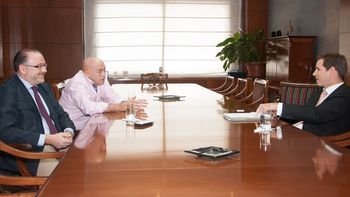 candidato a vice de donofrio, con autoridades del madrid candidato a vice de donofrio, con autoridades del madrid