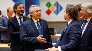 El presidente argentino Alberto Fernández volvió a referirse a la crisis del agua en Uruguay. El presidente argentino Alberto Fernández volvió a referirse a la crisis del agua en Uruguay.