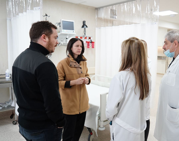 Soledad Martínez inauguró la nueva Unidad de Cuidados Coronarios del Hospital Houssay