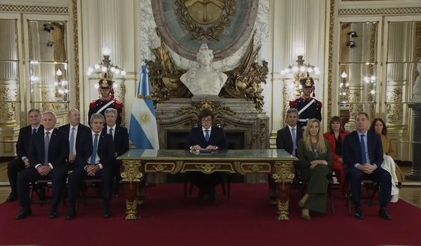 El cambio de discurso de Javier Milei cuando utiliza la cadena nacional