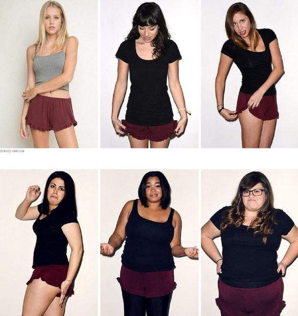 Mirá una creativa campaña contra las prendas de talle único para las mujeres