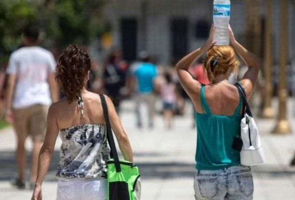 Cambio climático: mucho calor en el país.