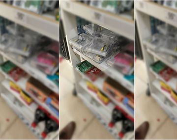 Postal de la crisis económica: los chicles más caros se venden con caja antirrobo