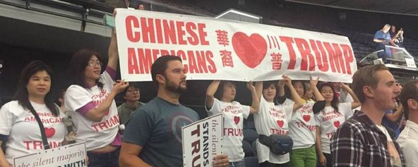 Chinos apoyan a Donald Trump