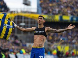 Ángel Di María, en Rosario Central. Ángel Di María, en Rosario Central.