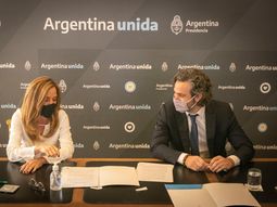 Victoria Tolosa Paz y Santiago Cafiero anunciaron la firma de un convenio entre Santa Cruz y Entre R&iacute;os con el&nbsp;Consejo Nacional de Coordinaci&oacute;n de Pol&iacute;ticas Sociales