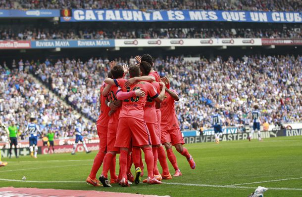 Con un gol de Messi, Barcelona ganó el derby y se afianza en la punta