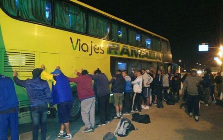 Los barras quedaron detenidos