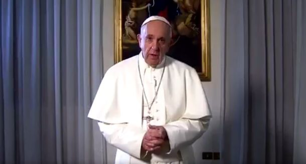 Francisco no quiso estar ajeno al esperado encuentro