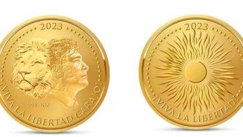 Planeaban acuñar monedas de oro y plata con la cara de Milei