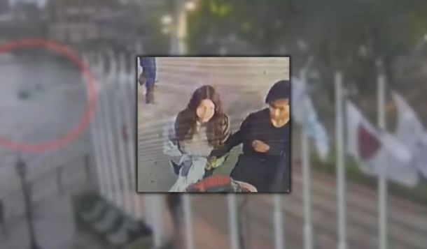 Cámaras de seguridad de Tigre captaron a Melody junto a un joven Cámaras de seguridad de Tigre captaron a Melody junto a un joven