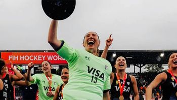 Cristina China Cosentino: la Dibu del hockey sobre césped.