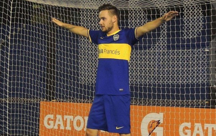 El día que Liam Payne fue a La Bombonera y se puso la camiseta de Boca