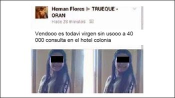 ofrecen a una nena virgen por $40 mil ofrecen a una nena virgen por $40 mil