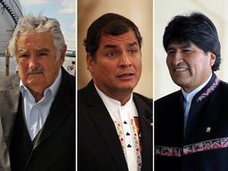 Mujica, Correa y Morales se solidarizaron con la Presidente